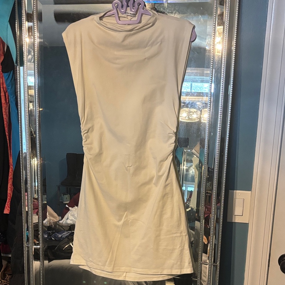 Reformation Cream Top/ Bodycon Dress